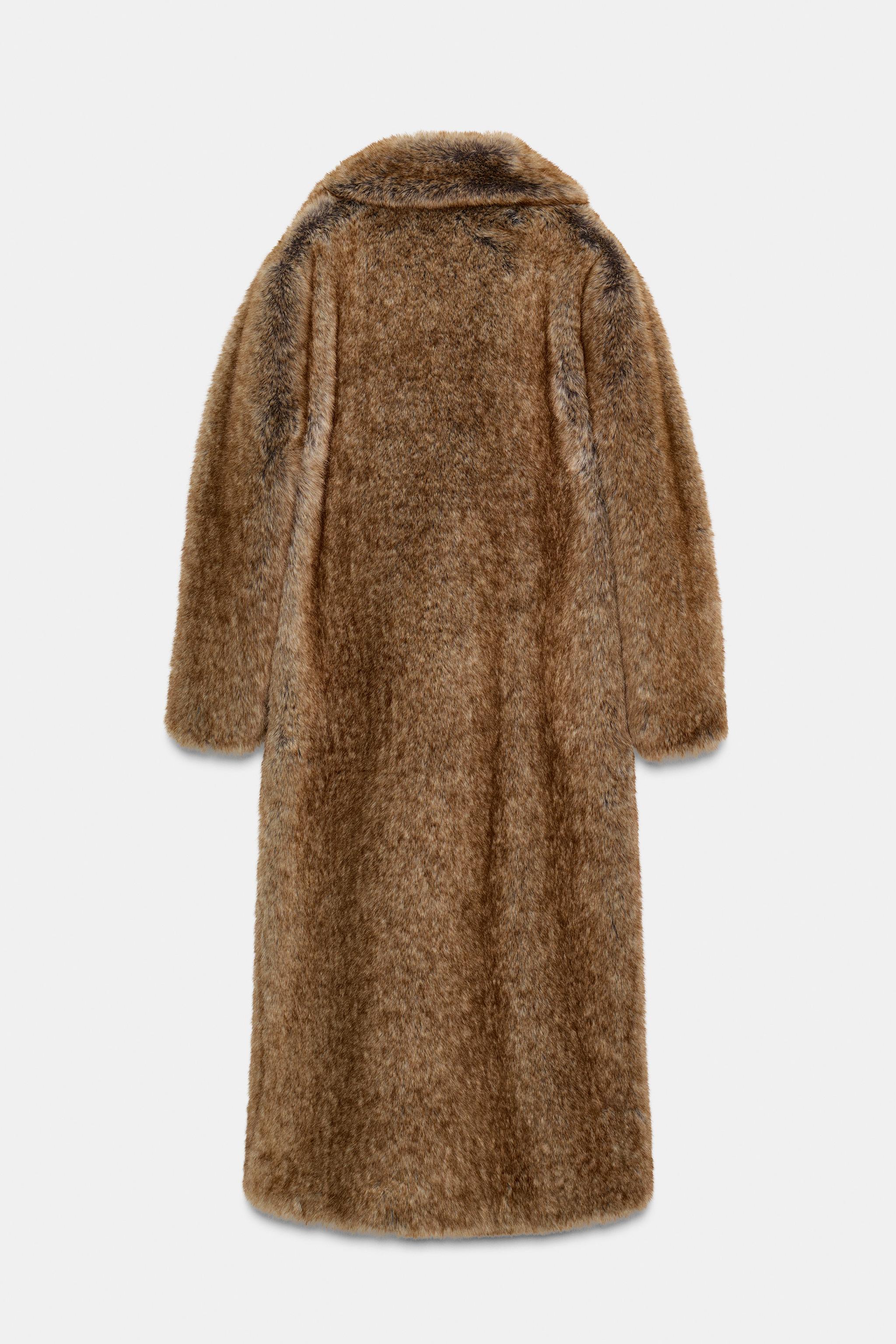 FAUX FUR COAT ZW COLLECTION LIMITED EDITION